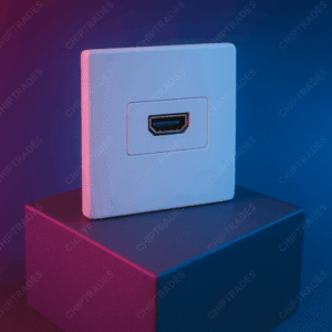 (0125) HDMI (Straight) Faceplate