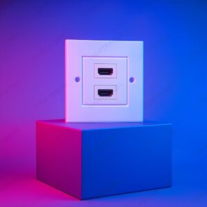 (0125) Dual HDMI Faceplate