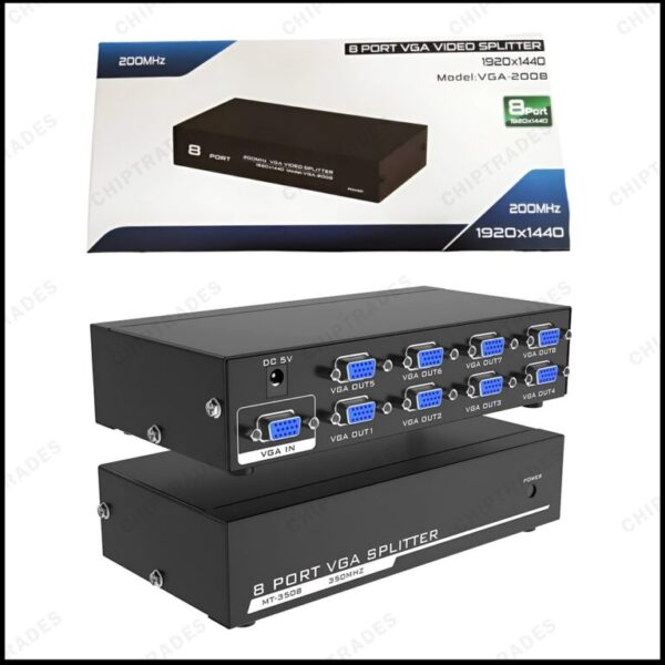 (524) (DS) 8 Port Vga Video Splitter - Image 2