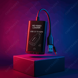 (524) (DS) HD VIDEO LEADER USB 3.0 TO HDMI ( WITH AUX ) CABLE