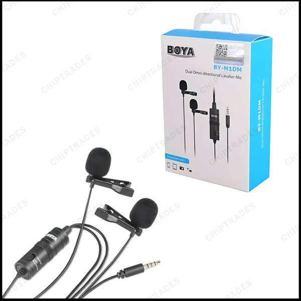(524) (DR1) boya mic double (by-M1DM) - Image 2
